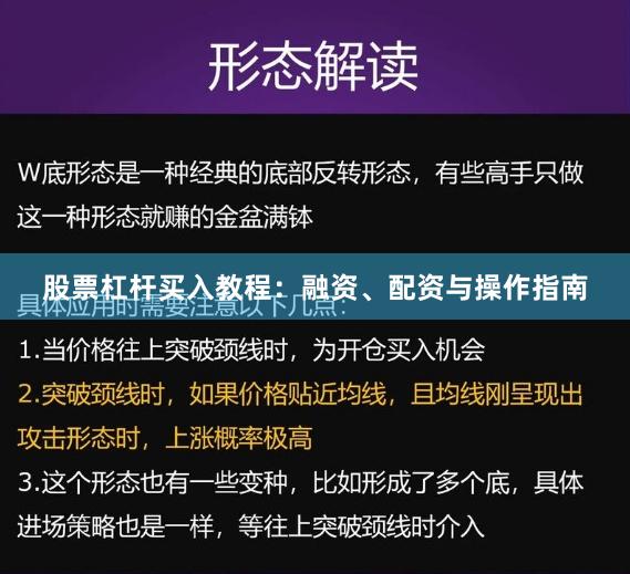 股票杠杆买入教程：融资、配资与操作指南